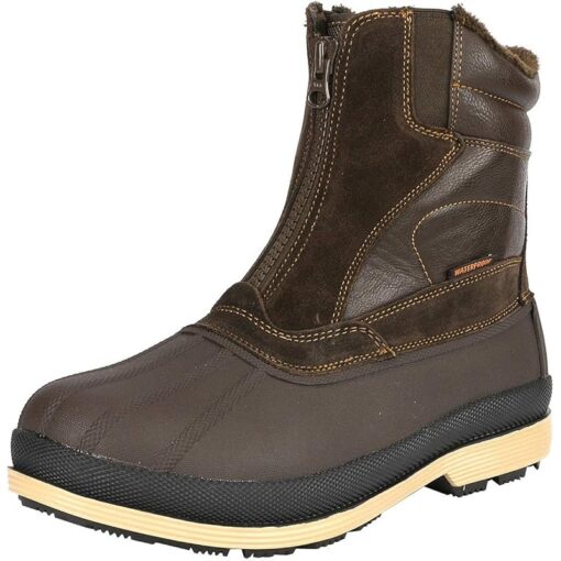 NORTIV 8 Men's Insulated Waterproof Winter Snow Boots Warm Outdoor Boots for Cold Weather